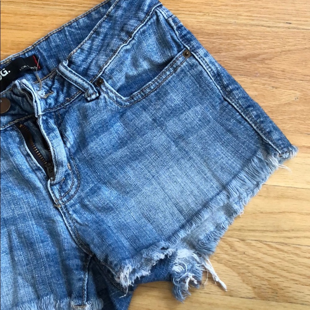 BDG denim shorts low rise